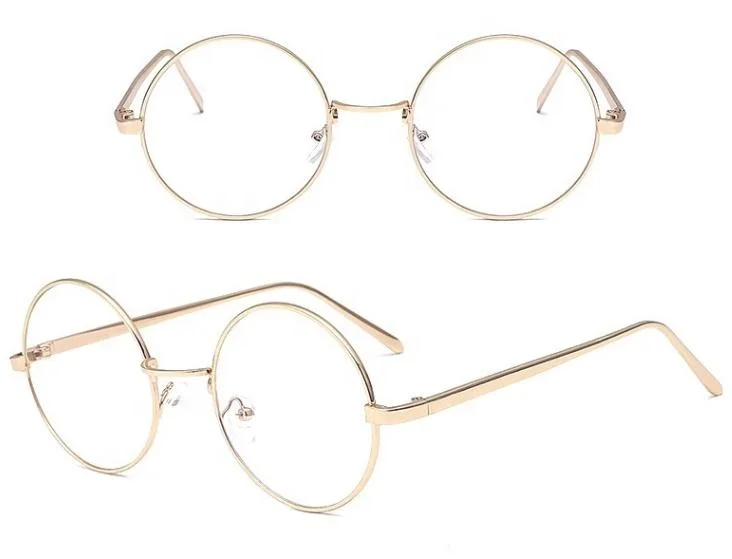 Leon the Professional Movie Style High Quality Round Metal Frame Sunglasses