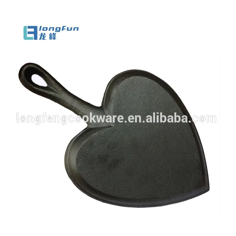 
Мини чугунная электрическая сковорода в форме сердца 