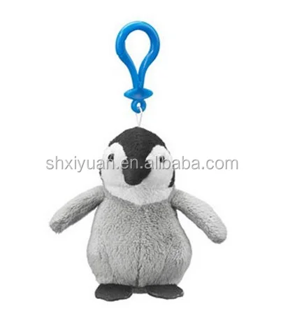 penguin plush keychain