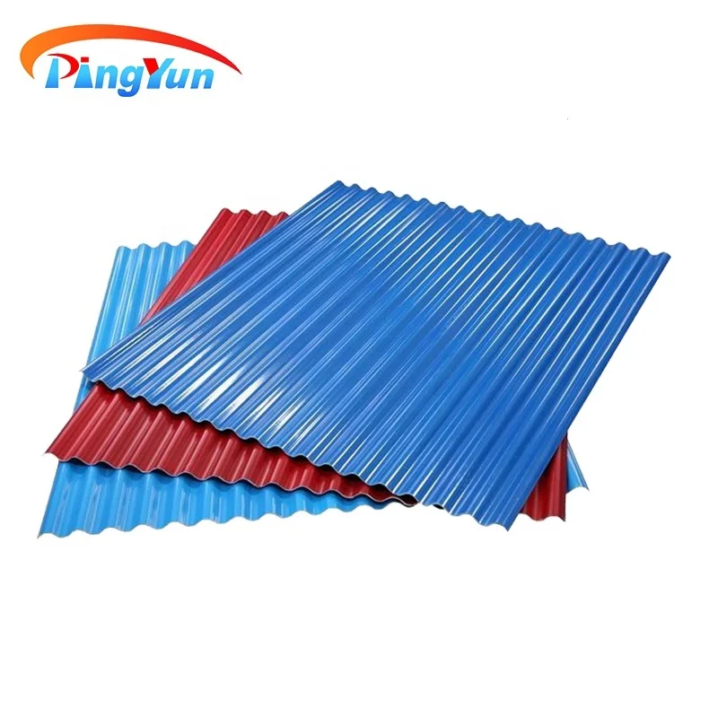 Trapezoidal Long Span UPVC Roofing Sheet/Teja PVC/Corrugated Plastic Roof Sheet