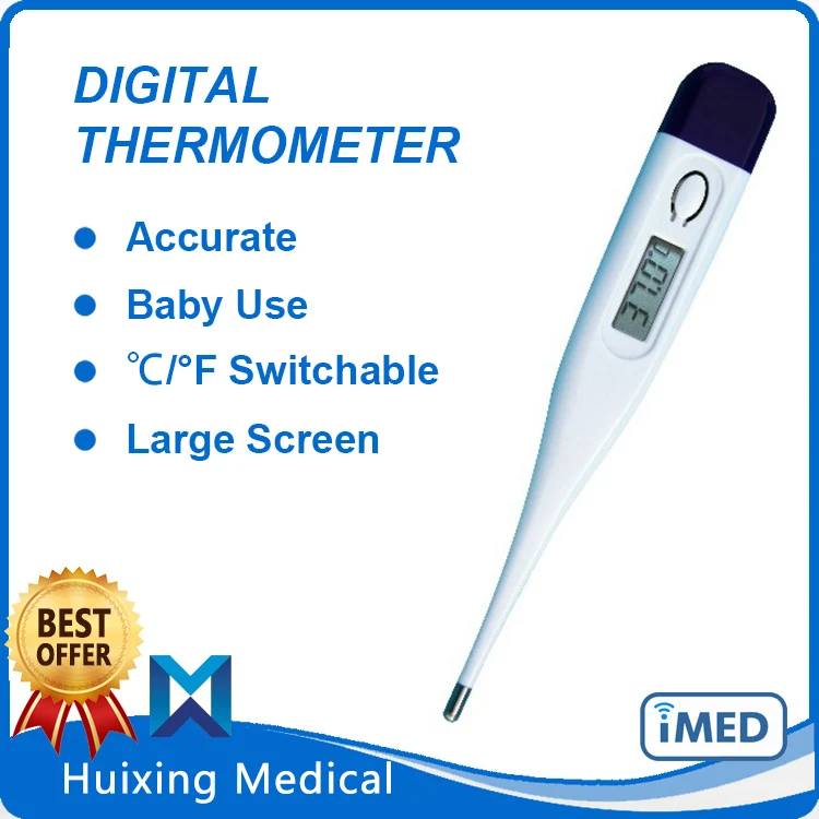 Termometro Basale Digitale Con Punta Flessibile Dell'Ovulazione