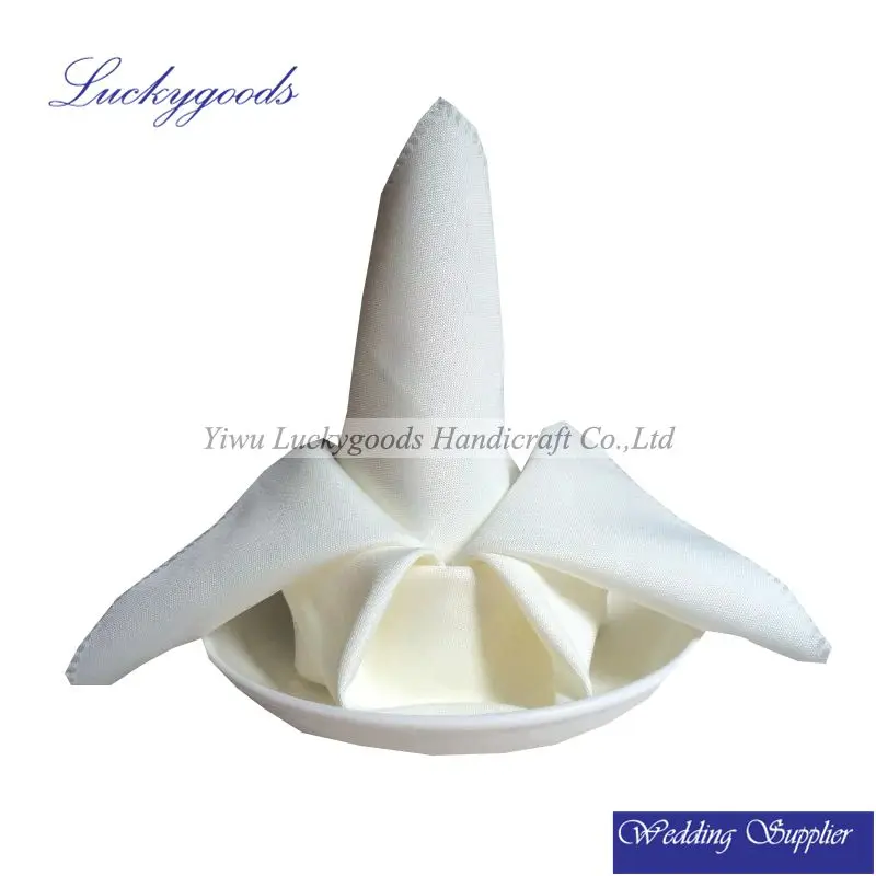 Оптовая продажа однотонная настольная салфетка 48x48 см для украшения ресторана и