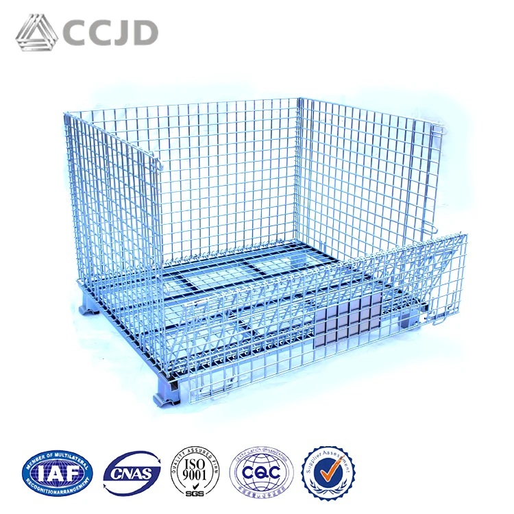 
Клетка из нержавеющей стали, клетка для поддонов для запирающегося хранения, клетка с колесами, сетчатая корзина с крышкой 