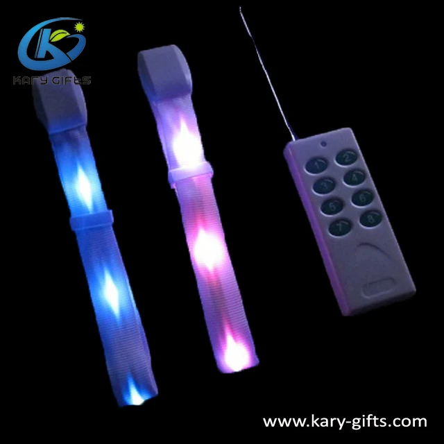 Light up Crowd Concert DMX Activated Remote Controlled LED Bracelet