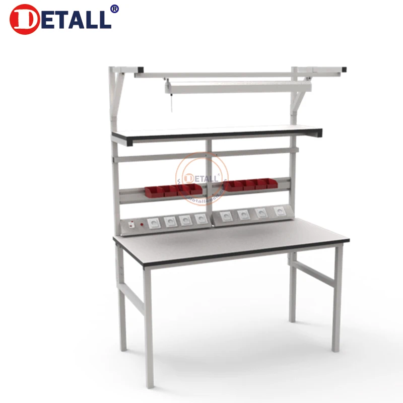 Electronic Technician Esd Multifunctional Computer Repair Work Bench Corner Workbench