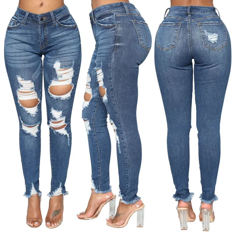 81022-mx34 De Última Moda Denim Diseño Jean Para Mujer Jean Para Mujer ,Jean Vaquero,Vaquero De Moda Rasgado Product on Alibaba.com