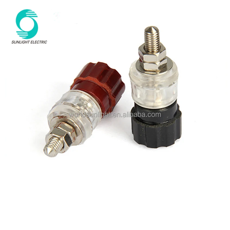 
 JS-999A 5 мм нить цвета: черный, красный, аудио динамик зажимный винт клеммный блок разъем  