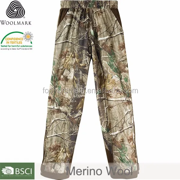 wool camo pants