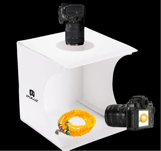 Портативный складной Лайтбокс для фотостудии софтбокс со светодиодной подсветкой iPhone Samsang HTC DSLR-камера