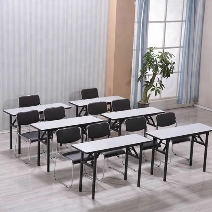 Rectangular Folding Melamine PVC Meeting Reception Table