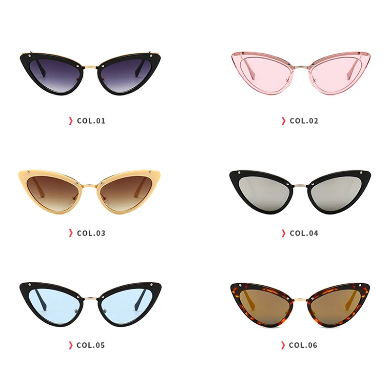 22040 Superhot Eyewear 2018 New Women Cateye Sun Glasses Cute Lady Shades  Female Fashion Cat Eye Sunglasses