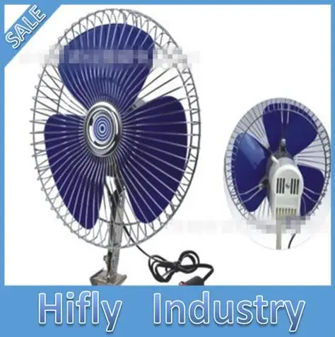 12 в постоянного тока В / 24 автомобилей ван автомобиль вентилятор охлаждения автомобиля тепловентилято