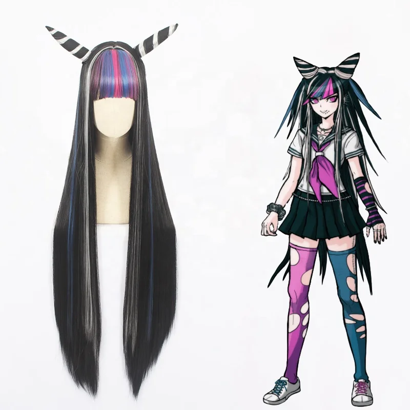 Wig Mioda Ibuki Anime Synthetic Hair Cosplay Wigs Cs-475a, High Quality Dan...