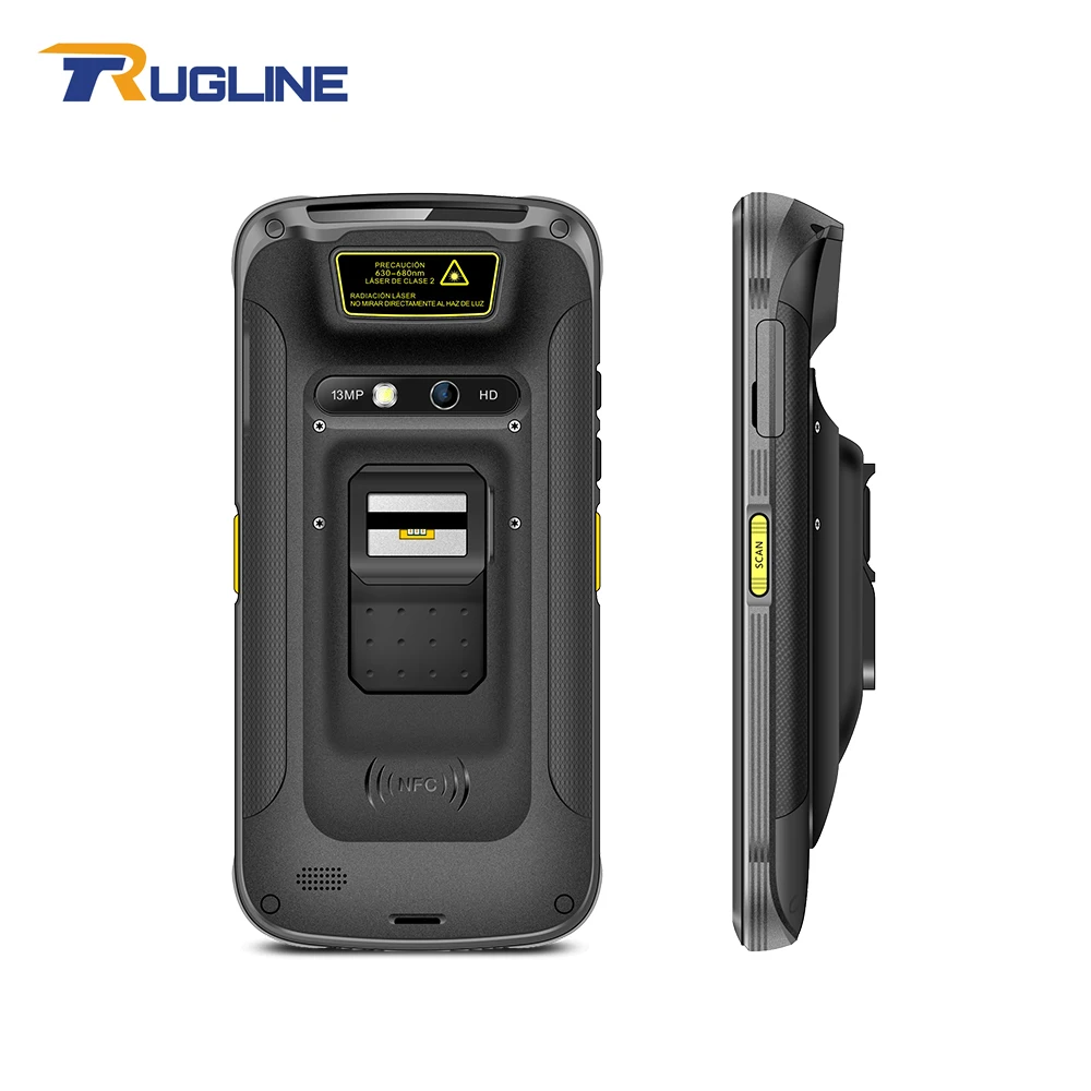 Portable BT Wireless Barcode Scanner with 13MP Camera and Iris Scanning Android Case-in Stock!