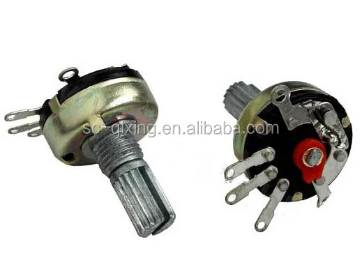 RV17 Rotary 100k Dimmer Potentiometer Rotary Potentiometer with on off Switch