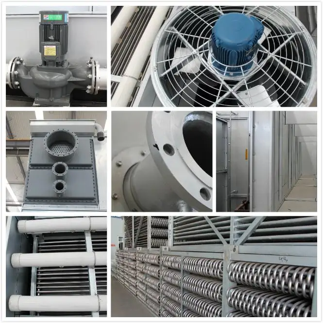 Cross Flow Evaporative Condenser with Easy Access Panels for Simple ...
