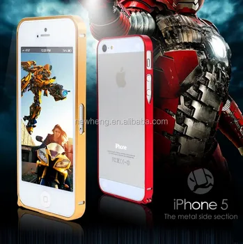 Aluminum frame case for iphone 5 5S mobile phone cover for iphone 5S bumper case