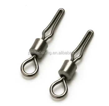 Free Sample Factory Supply Carp Fishing Tackle Swivel with Side Line clip for drop shot weight