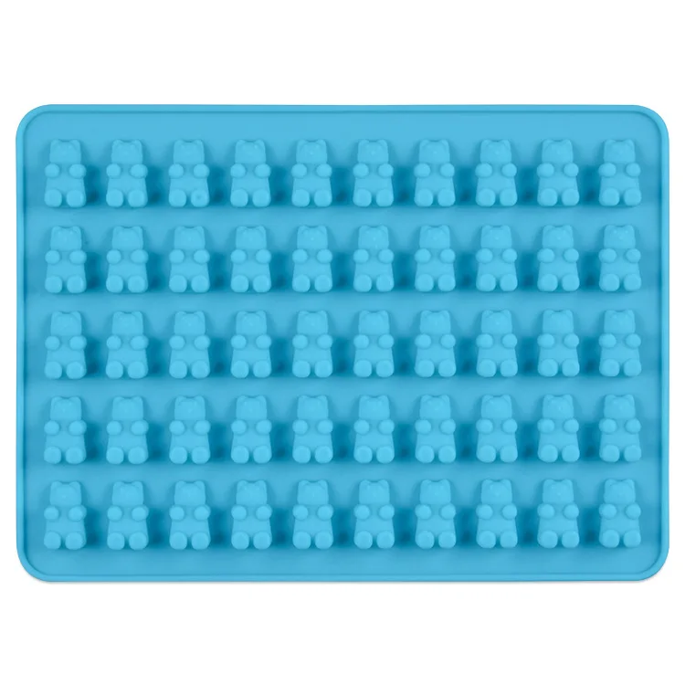 Wholesale BPA Free Wholesale 50 Cavities Silicone Gummy Bear Mold Set with  Dropper Silicone Candy Molds From m.