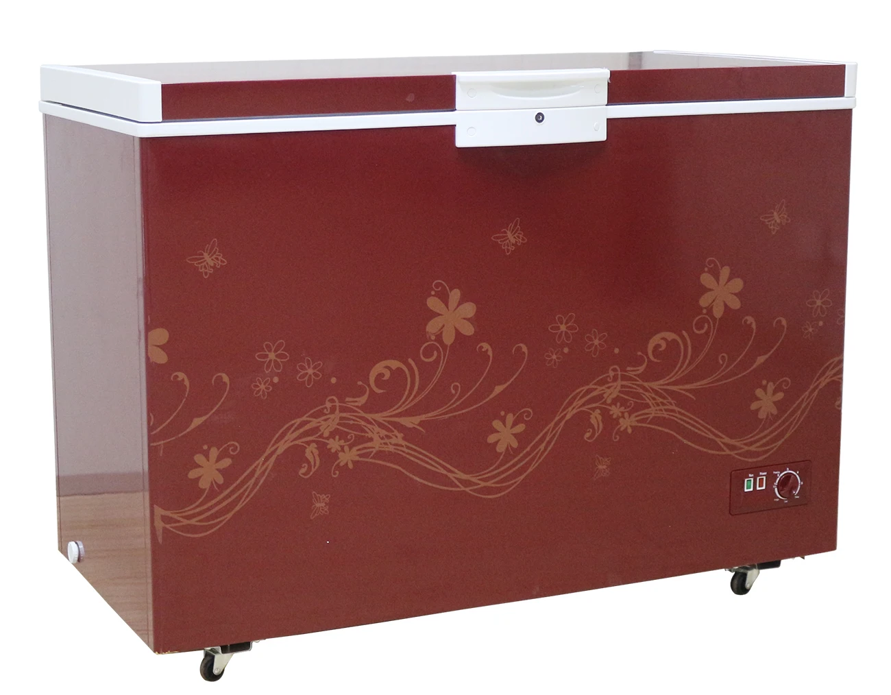 竹内様 freezer Juka CE Bd/Bc-358 Double Doors Solar DC Power Chest Freezer