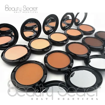 Best makeup 10 color face private label OEM pressed powder foundation and powder for all skin
