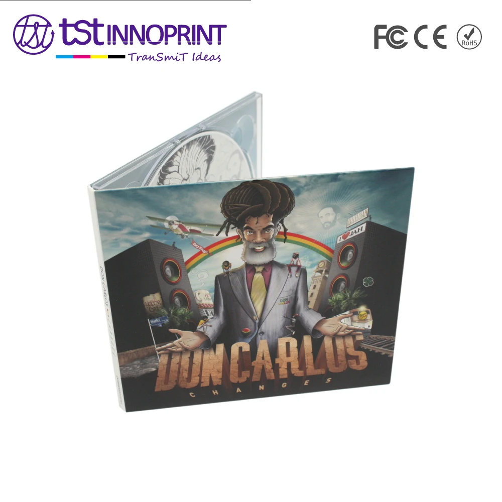 Customized CD / DVD Digipack Design with Spider Hub Package