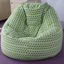 Modern Style Colorful Toddler Bean Bag Cover Living Room Sofa Zero Gravity Large BeanBag Chair NO 2