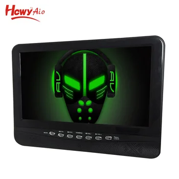 HCWY 9インチ液晶/LED小型小型アナログテレビポータブルカーテレビ9