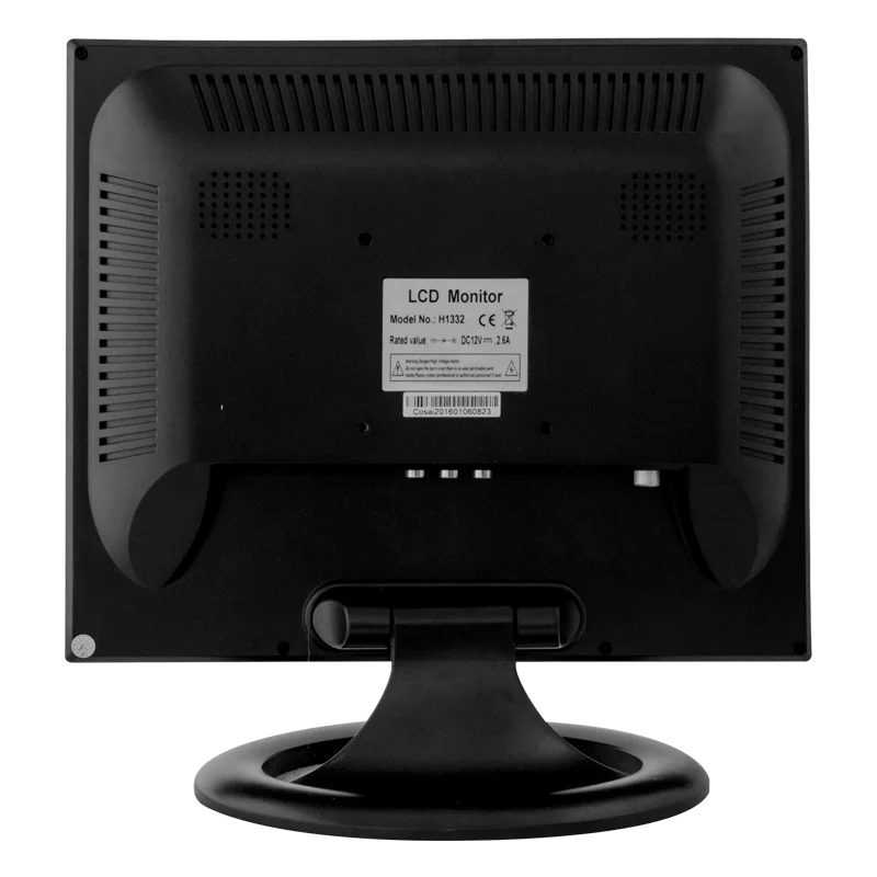 13 Inch VGA HD LCD Desktop Computer Monitor with DC 12v Square Screen