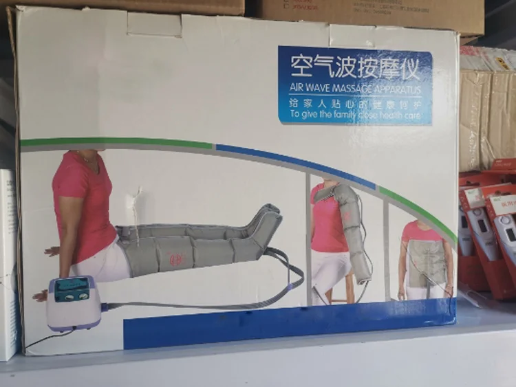 Air Pressure Recovery Compression Boots Compressor Therapy Leg Massage ...