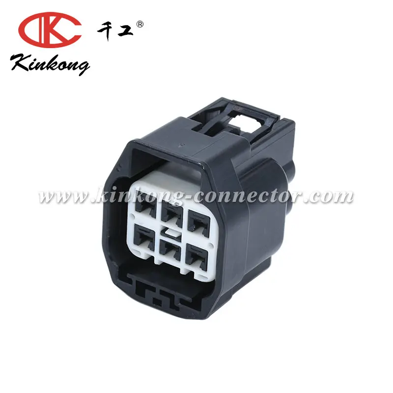 6 way female housing car connector for many kinds of cars 7287-1116-30