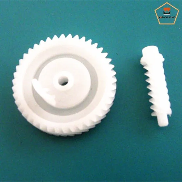 non standard custom order nylon worm gear high strength  plastic gear for machinery equipment