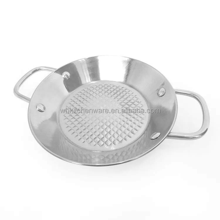 Из нержавеющей стали коммерческого качества 8-13 дюймов Электрический паэлья Пан испанский посуда для ресторанное оборудование