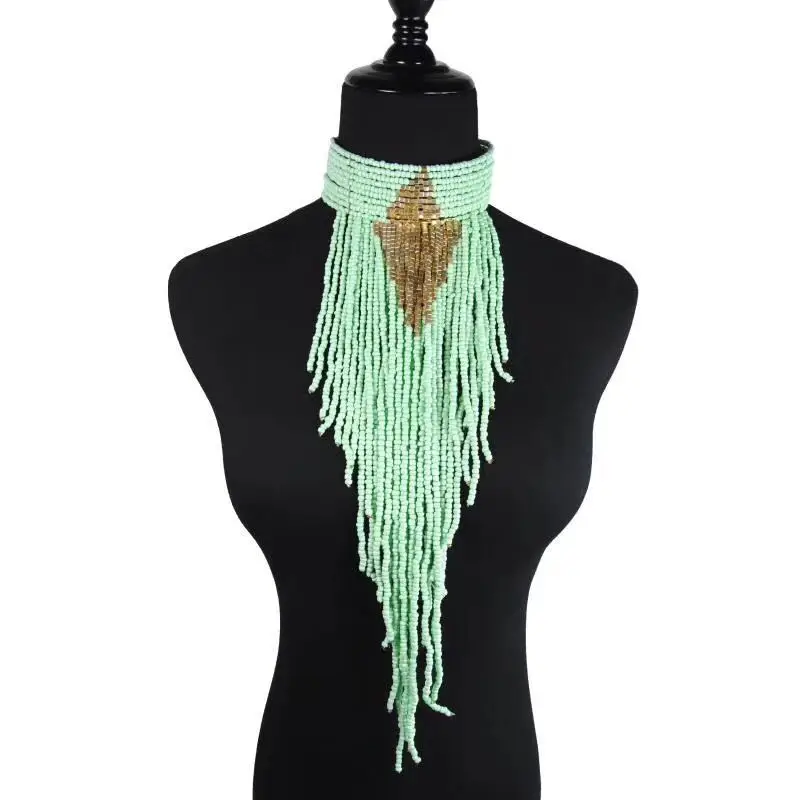 Multi layer seed bead necklace / choker – Boho & Jangles Boutique