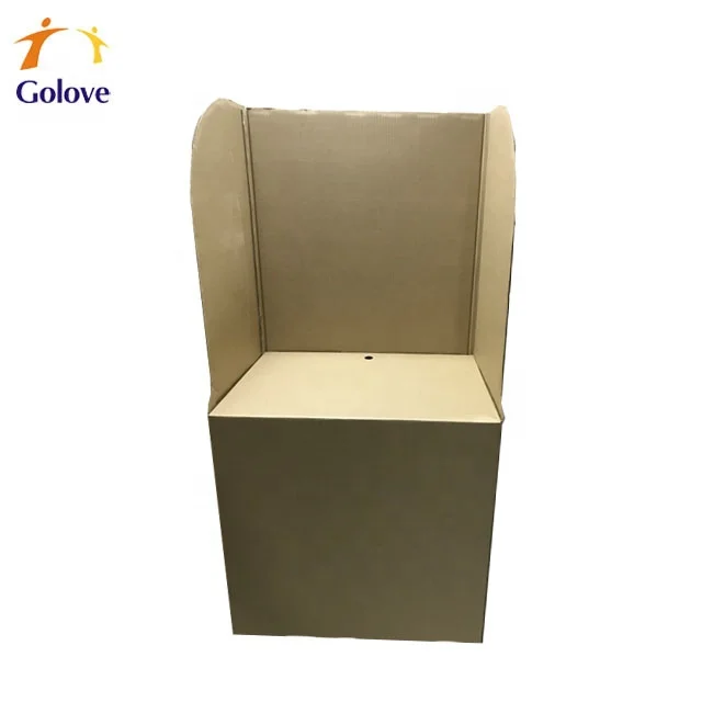 Foldable Corrugated Cardboard Voting Booth for Mali Election