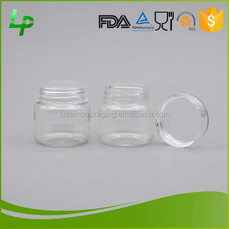 40 мл Eco-Friendly PET Clear Таблетки Бутылки С Винтовой Крышкой