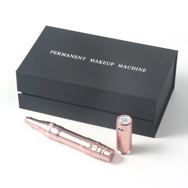 Wireless Tattoo Microblading Eyebrow Machine Rechargeable Permanent Makeup Wireless Tattoo Gun with Battery