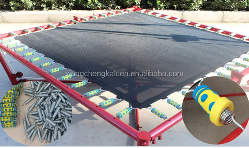 
 Ручной выдвижной один банджи прыжки батут с пружинами  