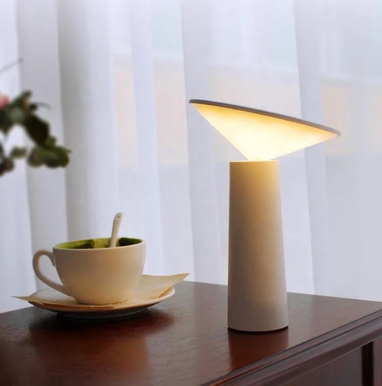 Mini Wireless Led Rechargeable Desk Lamp with Usb Indoor Modern Deco Cordless Charger Dimmable Touch Table Light