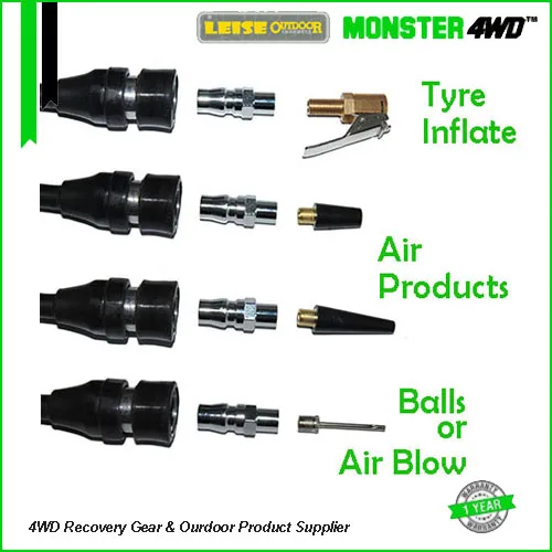 Воздушный компрессор Monster4WD 4X4 серии Quick Connect 160L с аксессуарами