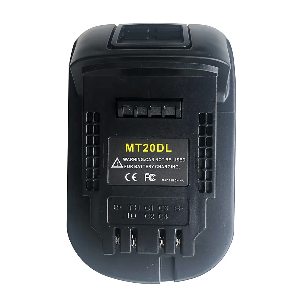 Mt20Dl Batterie Adapter für Makita 18 V Bl1830 Bl1860 Bl1815 Li-Ion Batterie DA