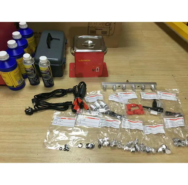 Распродажа, тестер и очиститель топливного инжектора Launch CNC602A с сертификатом CE