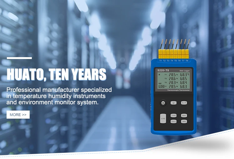 Multichannel Thermocouple Recorder Lab Data Logger Thermocouple With