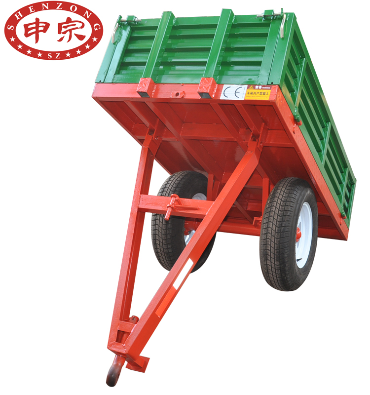 
 Небольшой сельскохозяйственный транспортный сельскохозяйственный опрокидной трейлер  