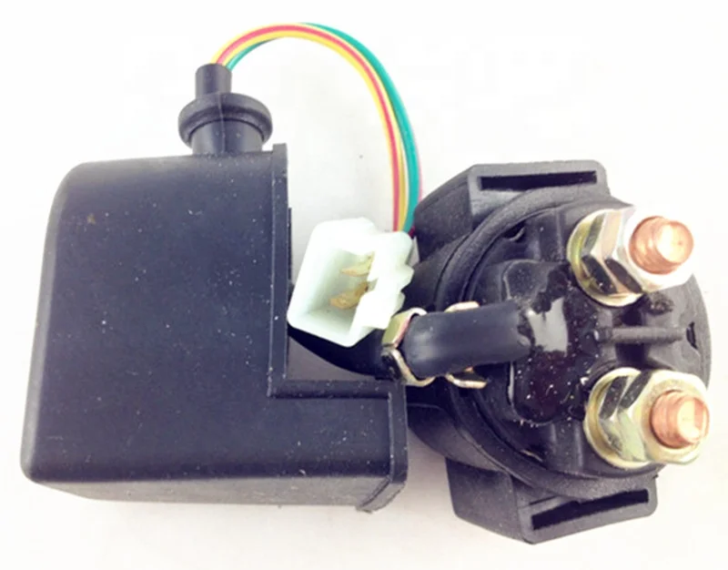 Черный GY6 реле стартера для скутера 50cc 110cc 125cc 150cc 250cc с водонепроницаемой крышкой