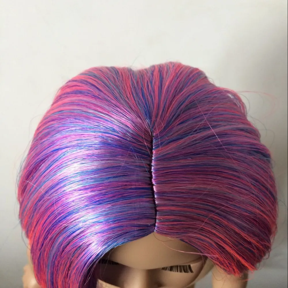 レインボードールヘアウィッグアメリカンガールドールウィッグショートファッションスタイル Buy アメリカンガール人形かつら レインボー人形髪 かつら アメリカンガール人形かつら人形 Product On Alibaba Com