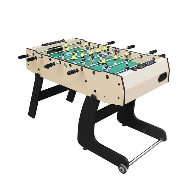 48 Inch Telescoping Rod Foosball Table Leg Foldable Soccer Table With Wheels Football Game Table