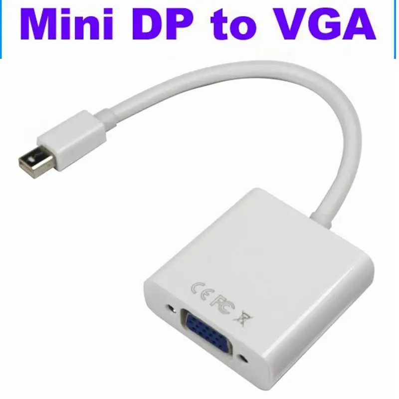 8202 Mini DP To VGA Adapter Mini DisplayPort HD Mini DP To VGA Converter Video 