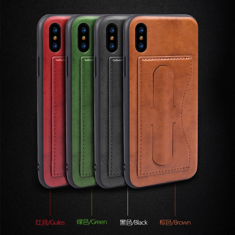 Capa De Telefone De Couro Para Iphone,Xs Xsmax Xr Com O Suporte De Couro  Para Iphone 11 Pro 512gb - Buy Casos De Telefone De Couro Para O Iphone Xs  Max Para
