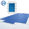 Blue safety pool cover